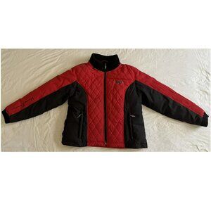 Harley Davidson Woman's Down Puffer Jacket with Removable Hood, Size XL